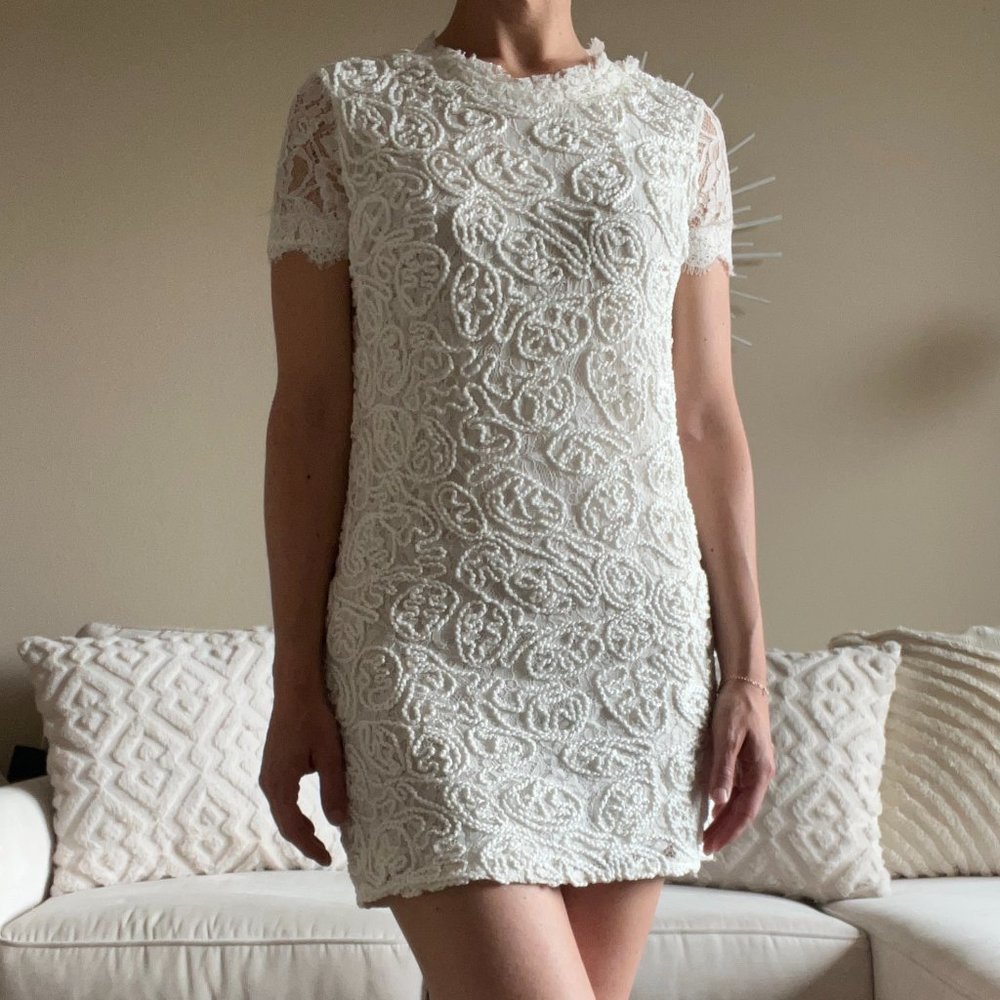 Zara White Mini Dress